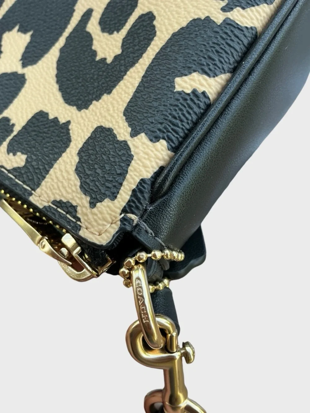 Coach Leopard Nolita 19 Wristlet + Matching Wallet Set NWT